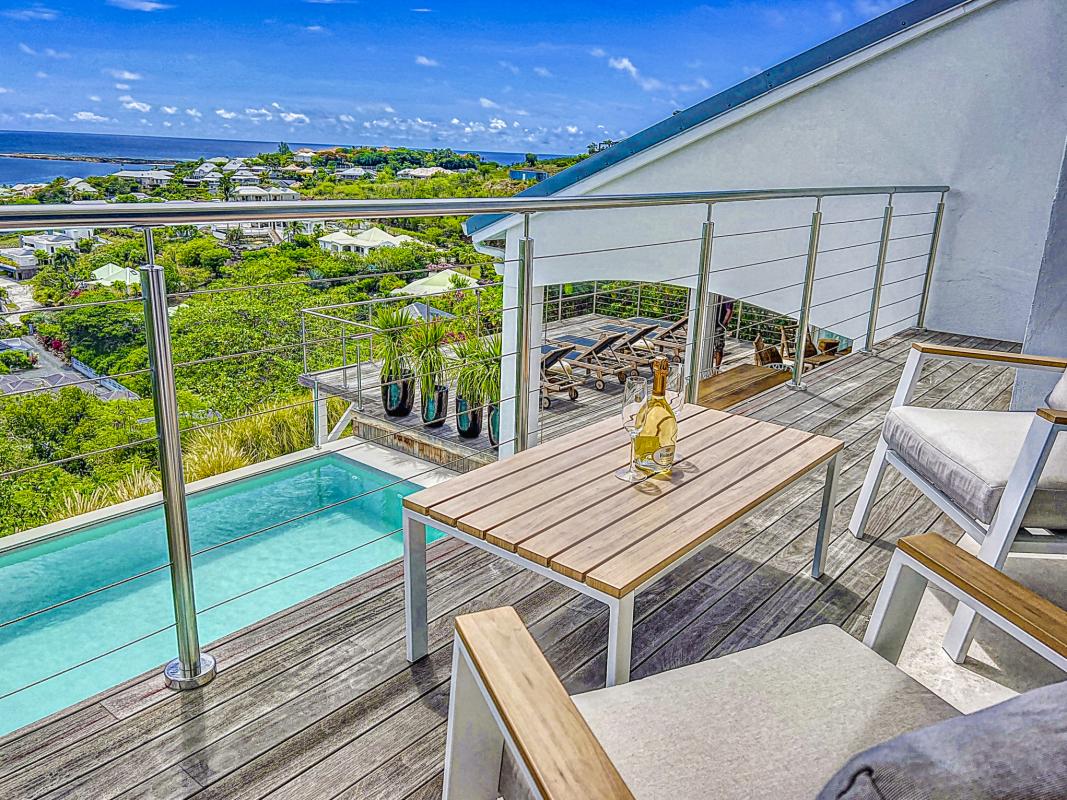 A louer villa Baie Orientale Saint Martin_ Terrasse - 36